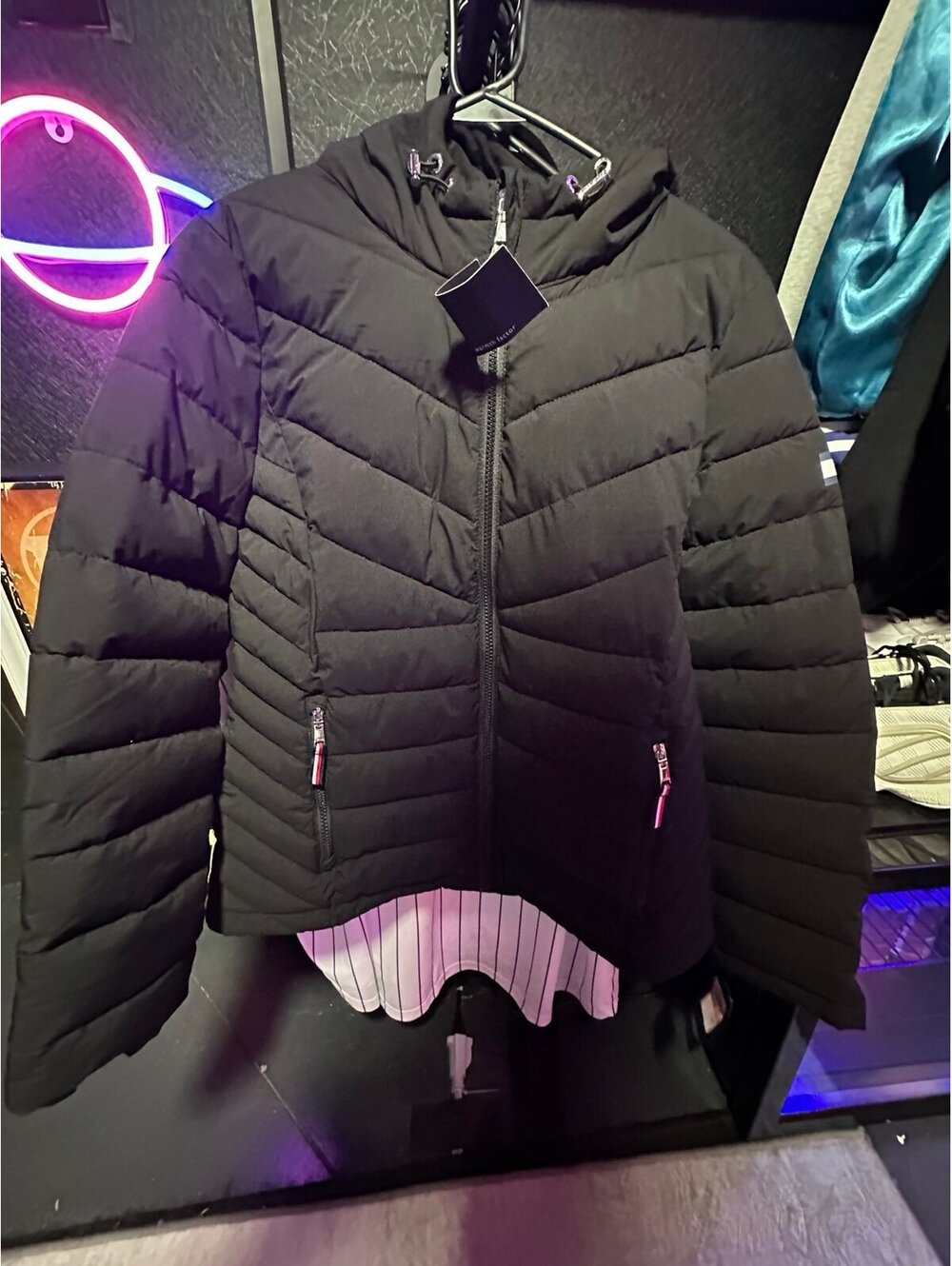 Tommy Hilfiger Black Puffer Jacket SIZE:SMALL NEW/ Tags